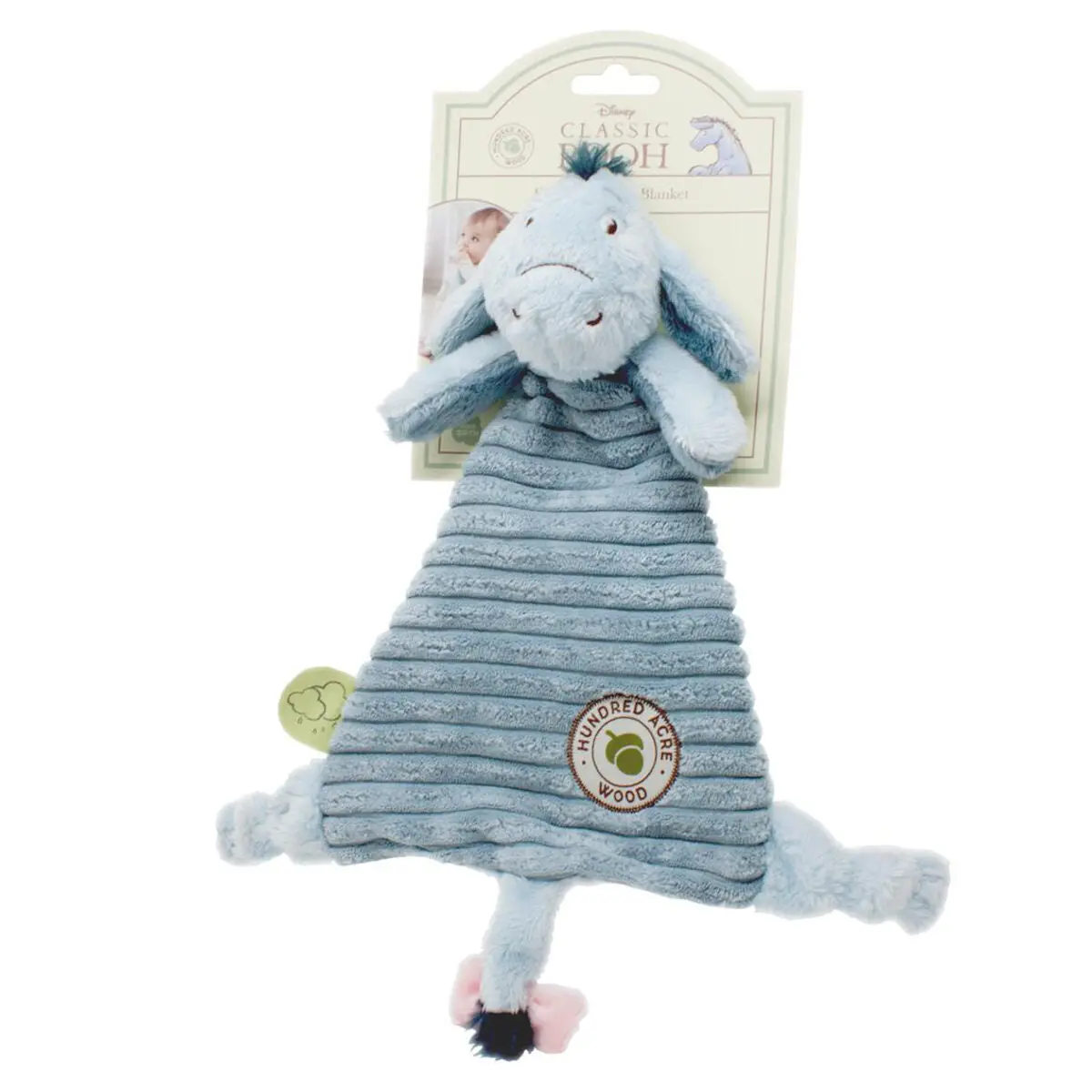 Disney Classic Pooh Hundred Acre Wood Eeyore Comfort Blanket 1