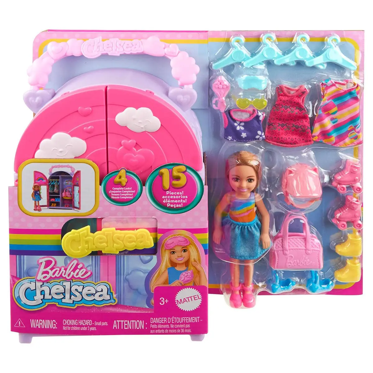 Barbie Chelsea Doll And Closet Set 1