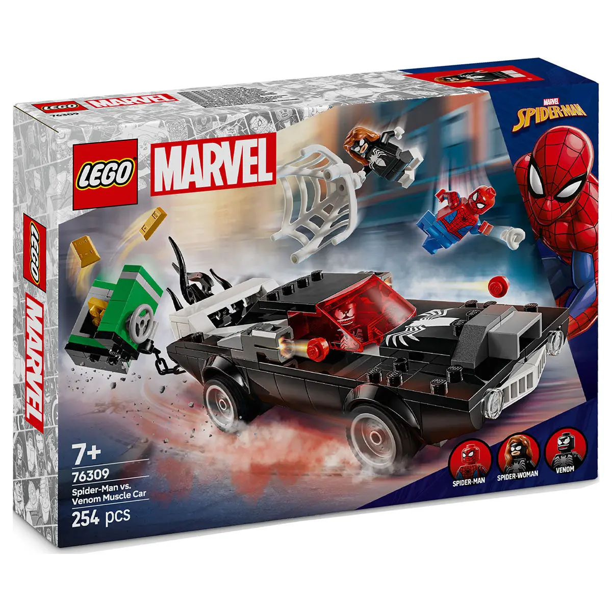 Lego Marvel Spider-Man Vs. Venom Muscle Car Building Set 1