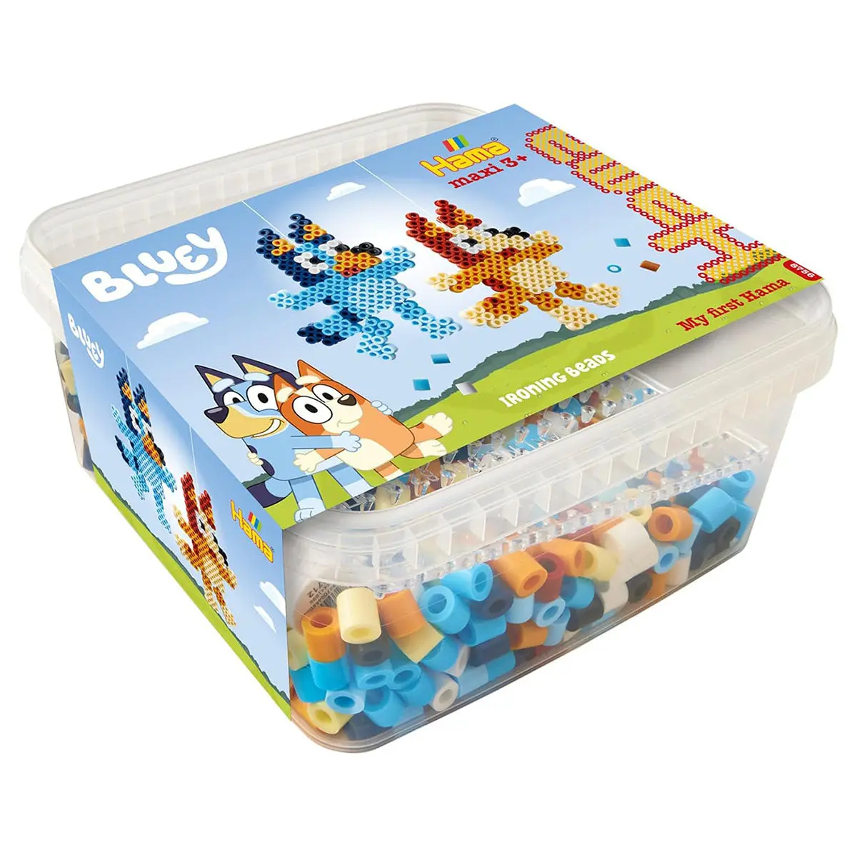 Hama Bluey Maxi Beads Tub 2