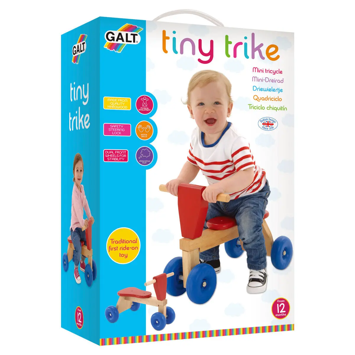 Galt Toys Tiny Wooden Trike 1