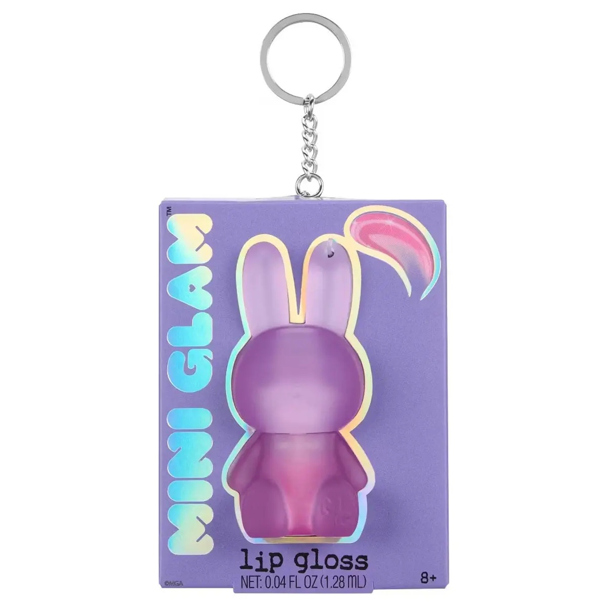 Mini Glam Bunny Lip Gloss Main Character Keychain 1