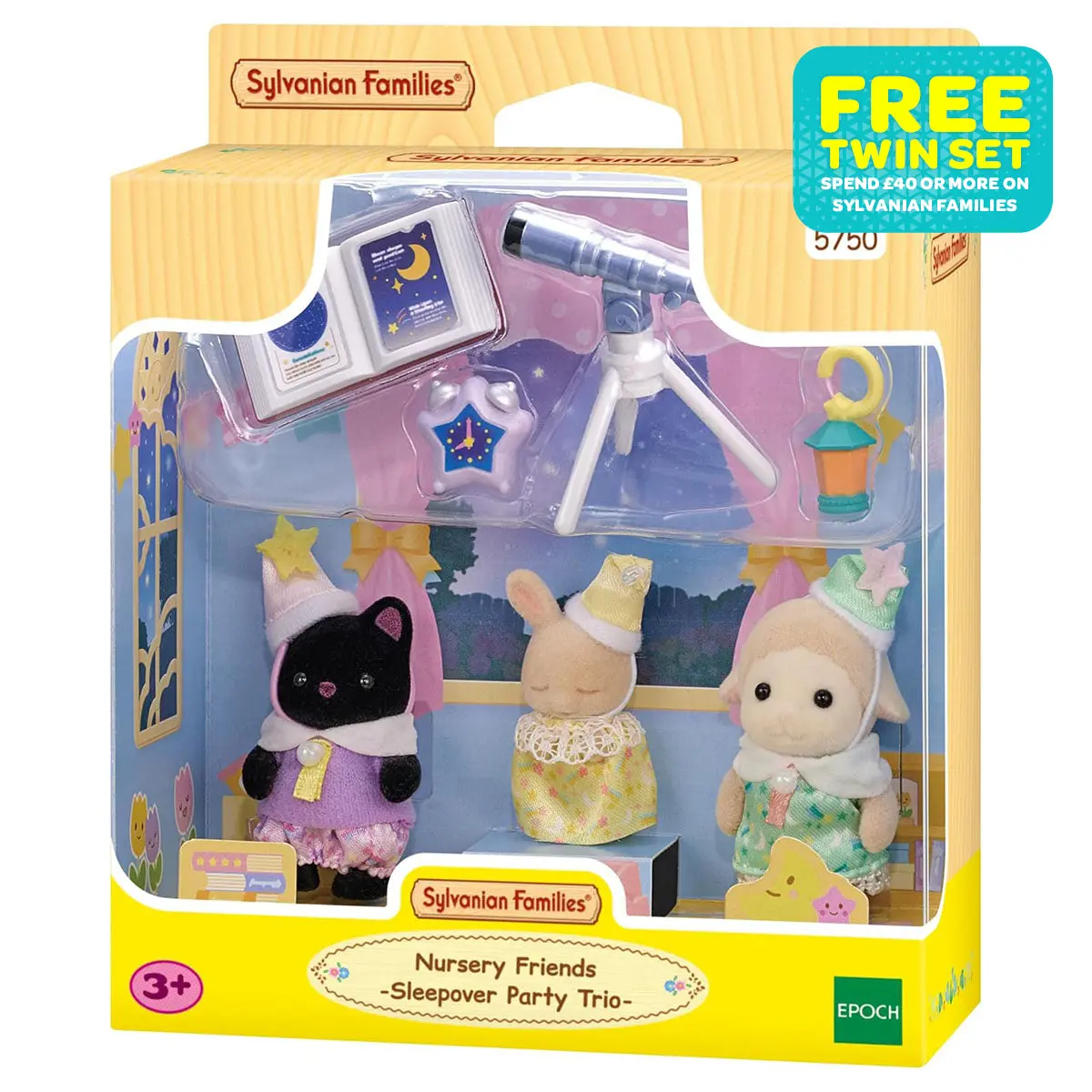 Sylvanian Families Nursery Friends - Sleepover Party Trio 1