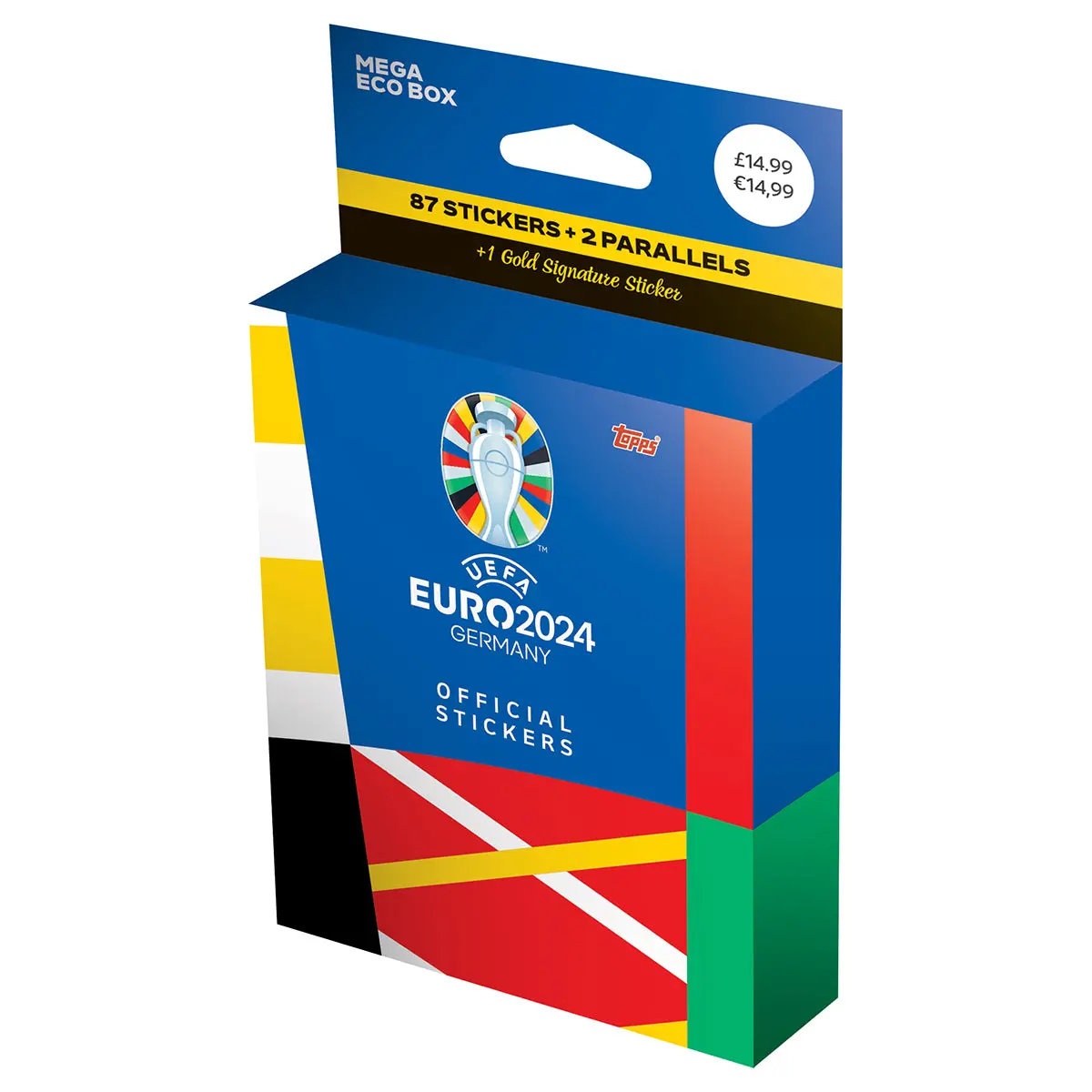 Topps Official Euro 2024 Sticker Collection - Mega Eco Pack 1
