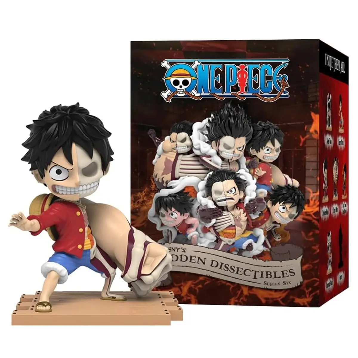 One Piece Freeny's Hidden Dissectibles Luffy Gears Figure (Styles Vary) 1
