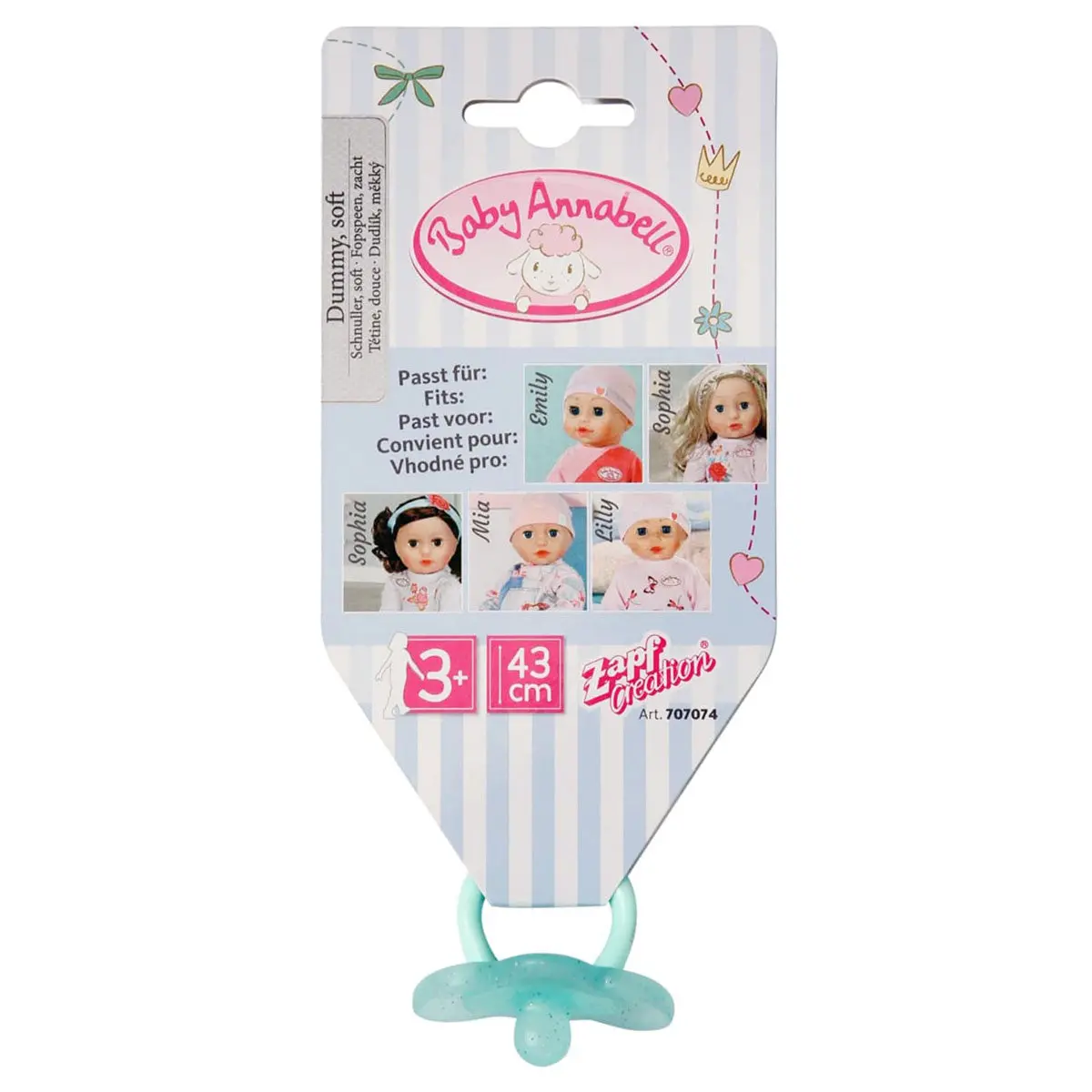 Baby Annabell Dummy Blue 1