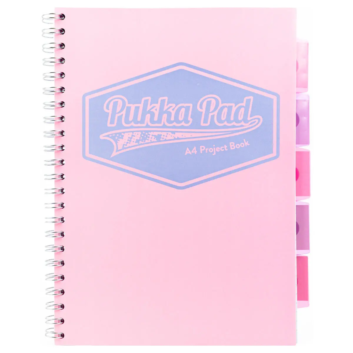 Pukka Pad Pastel Pink A4 Project Book 200 Pages 1