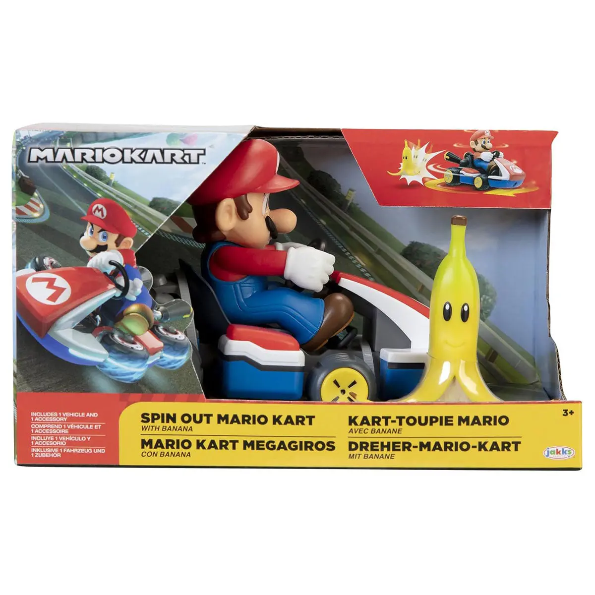 Super Mario Spin Out Mario Kart With Banana 1