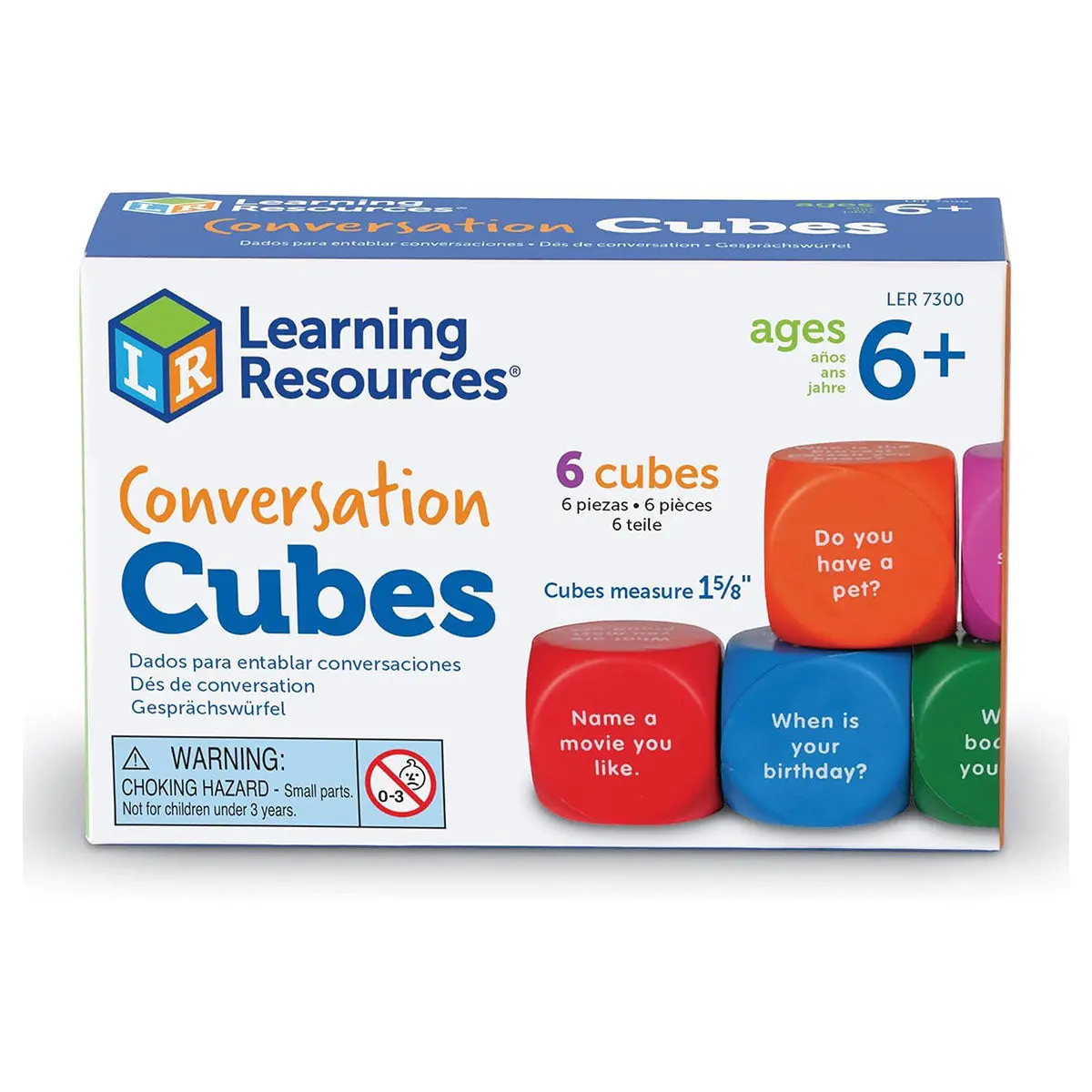 Learning Resources Conversation Cubes 1