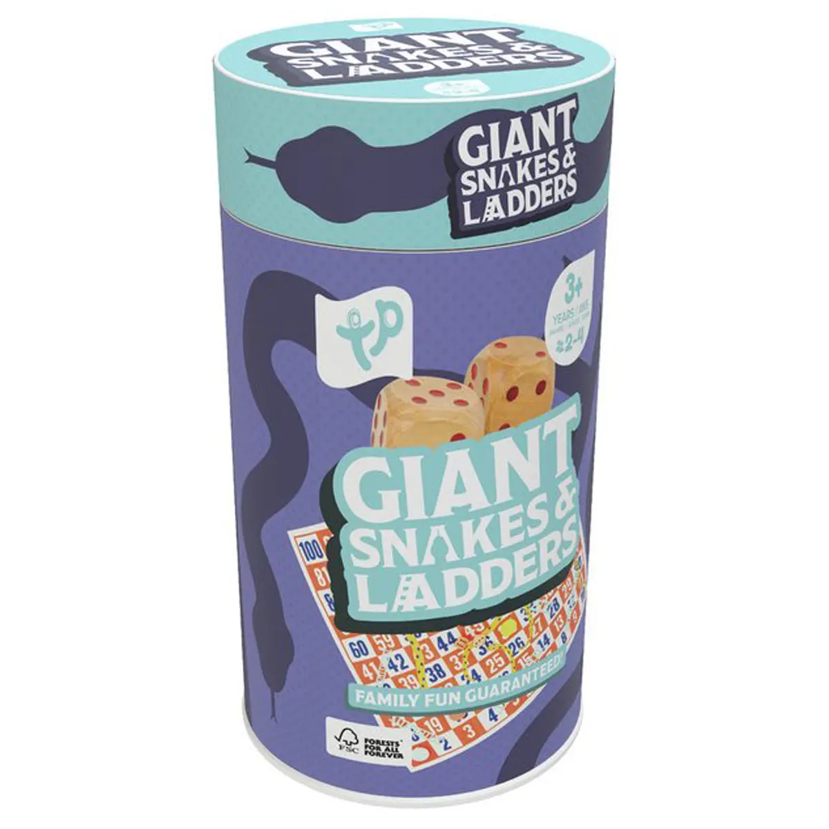 Tp Wooden Giant Snakes & Ladders Set 1