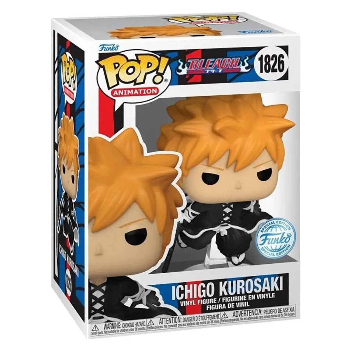 Funko Pop! Animation: Bleach: Ichigo Kurosaki (Getsuga Tenshō Technique) Vinyl Figure #1826 1