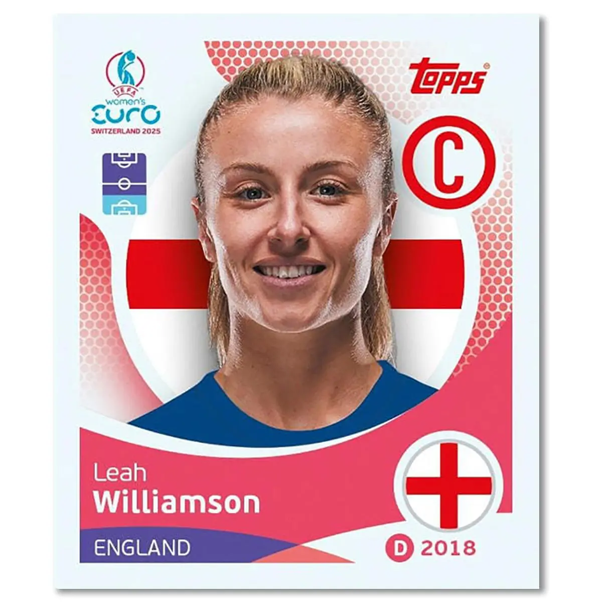 Topps Uefa Women's Euro Switzerland-2025 Sticker Collection Pack 2