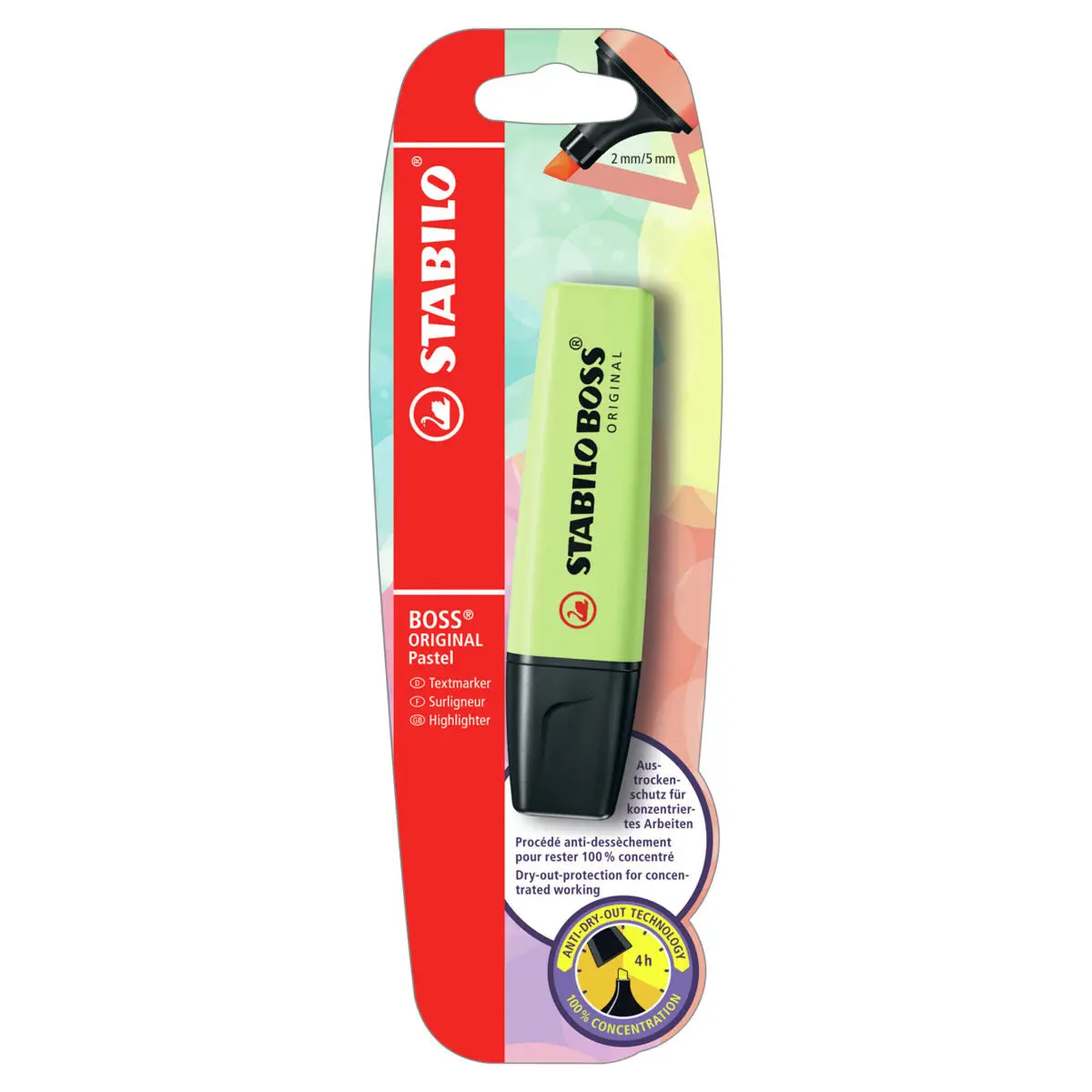 Stabilo Boss Original Pastel Dash Of Lime Highlighter 1