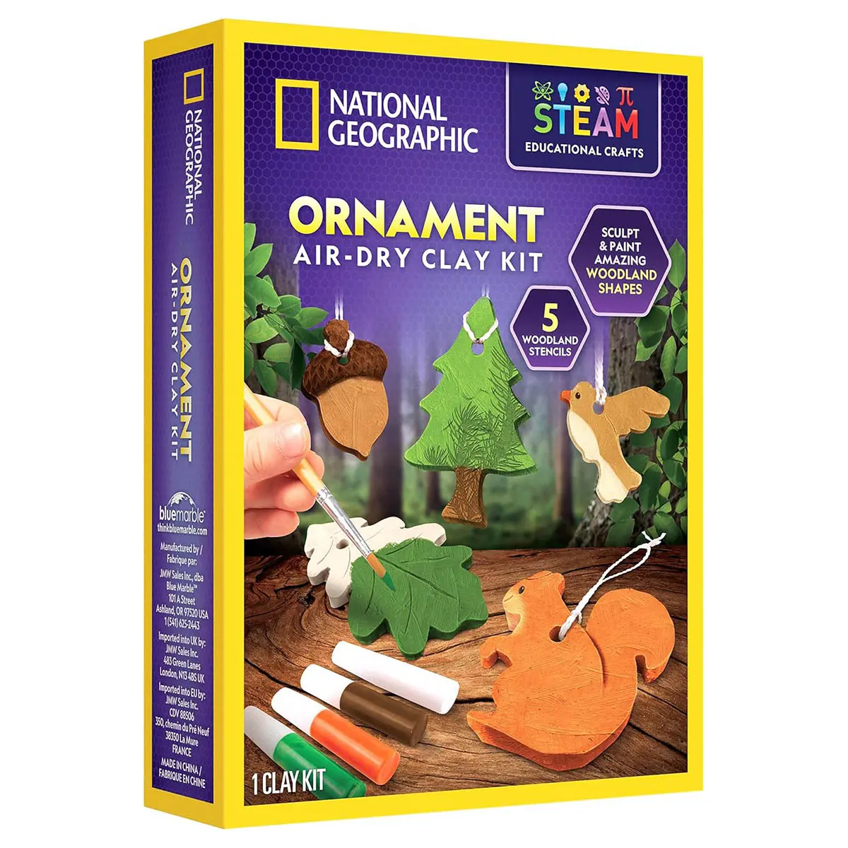 National Geographic Ornament Air-Dry Clay Kit 1