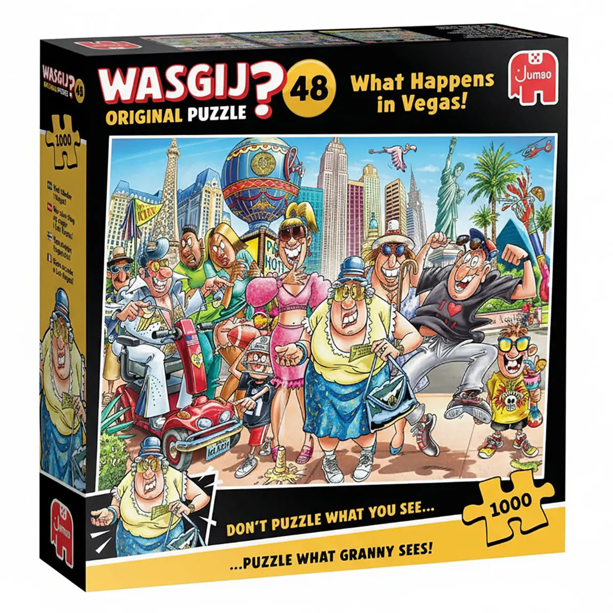 Wasgij Original 48 What Happens In Vegas! 1000 Piece Jigsaw Puzzle 1