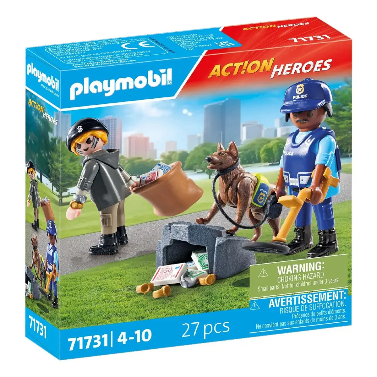 Playmobil Police Search With Dog Playset 1
