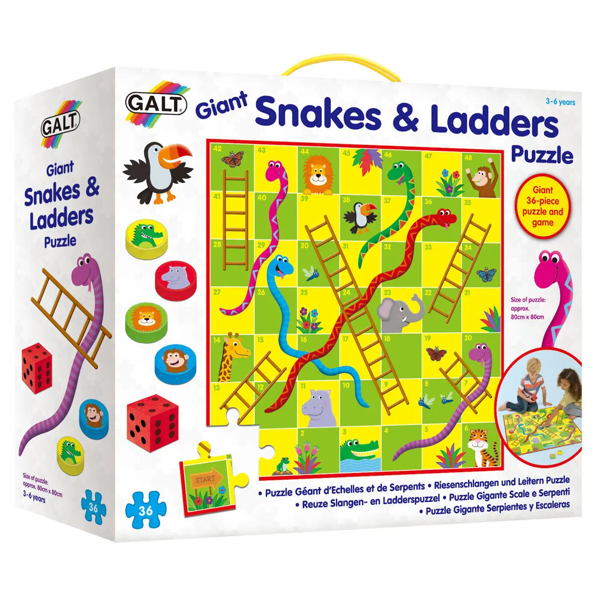 Galt Giant Snakes And Ladders Puzzle 1