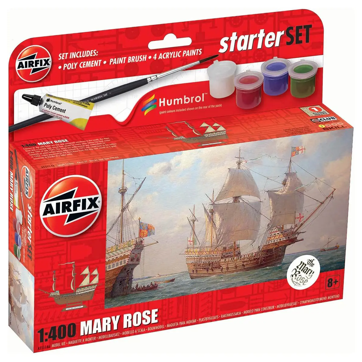 Airfix Starter Set 1:400 Mary Rose Model Kit 1