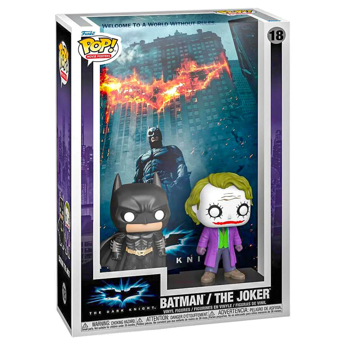 Funko Pop! Movie Posters: The Dark Knight: Batman & The Joker Vinyl Figures #18 1