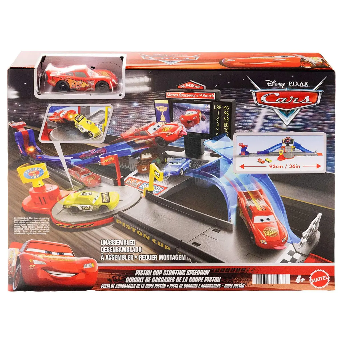 Disney Pixar Cars: Piston Cup Stunting Speedway Playset 1