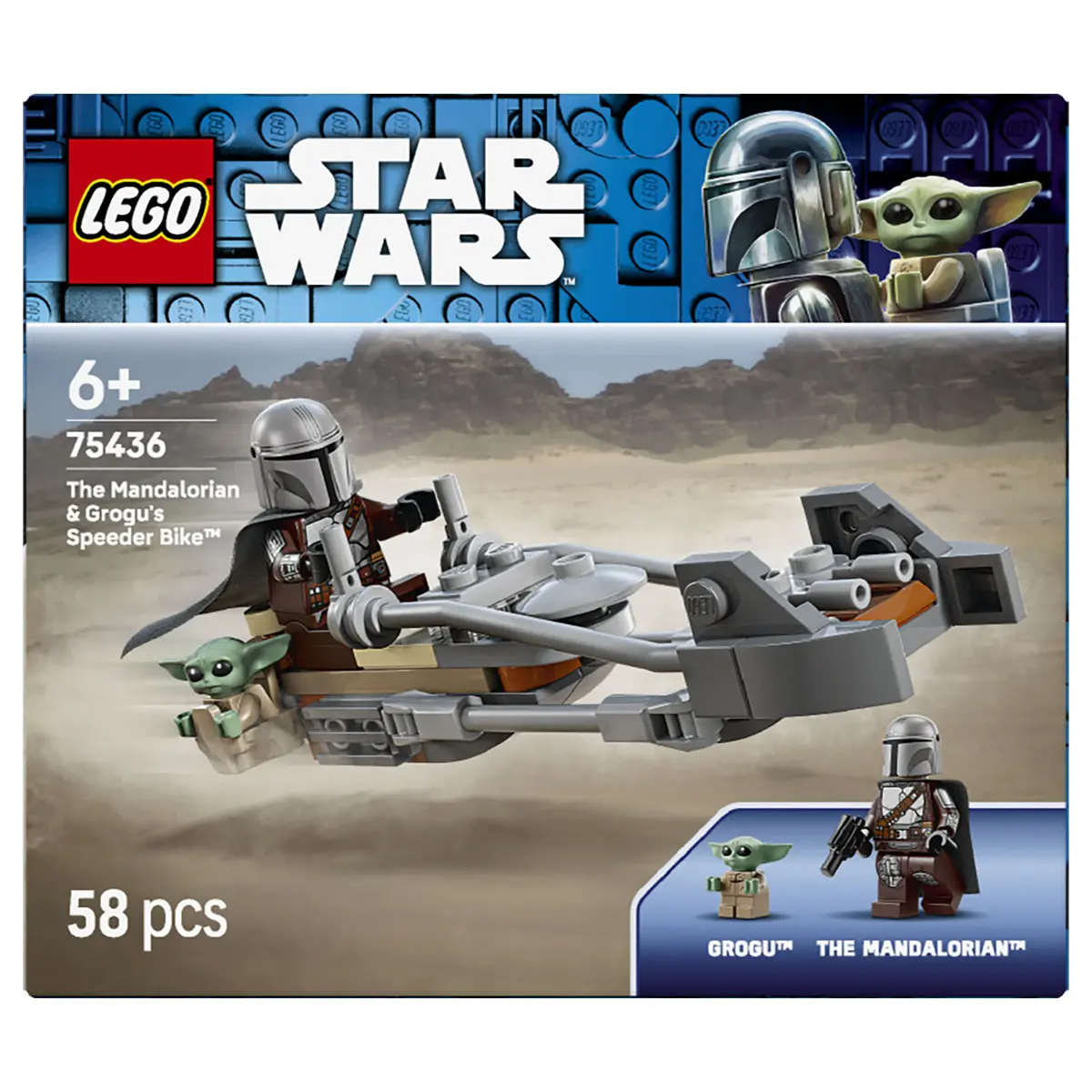 Lego Star Wars The Mandalorian & Grogu's Speeder Bike 75436 Building Set 1