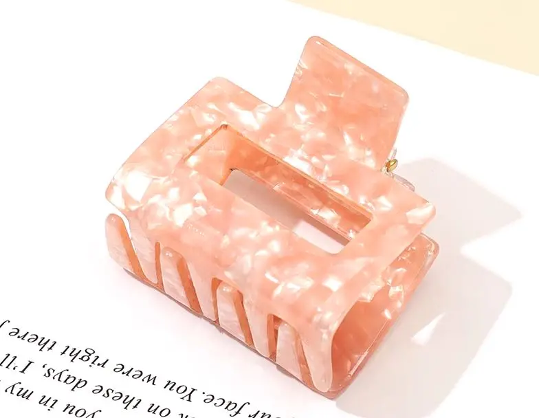 Grace Pink Sand Hair Clips 1