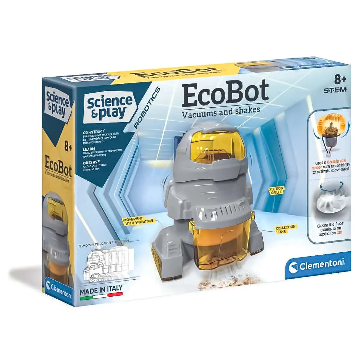 Clementoni Ecobot Vacuum & Shakes Model Kit 1