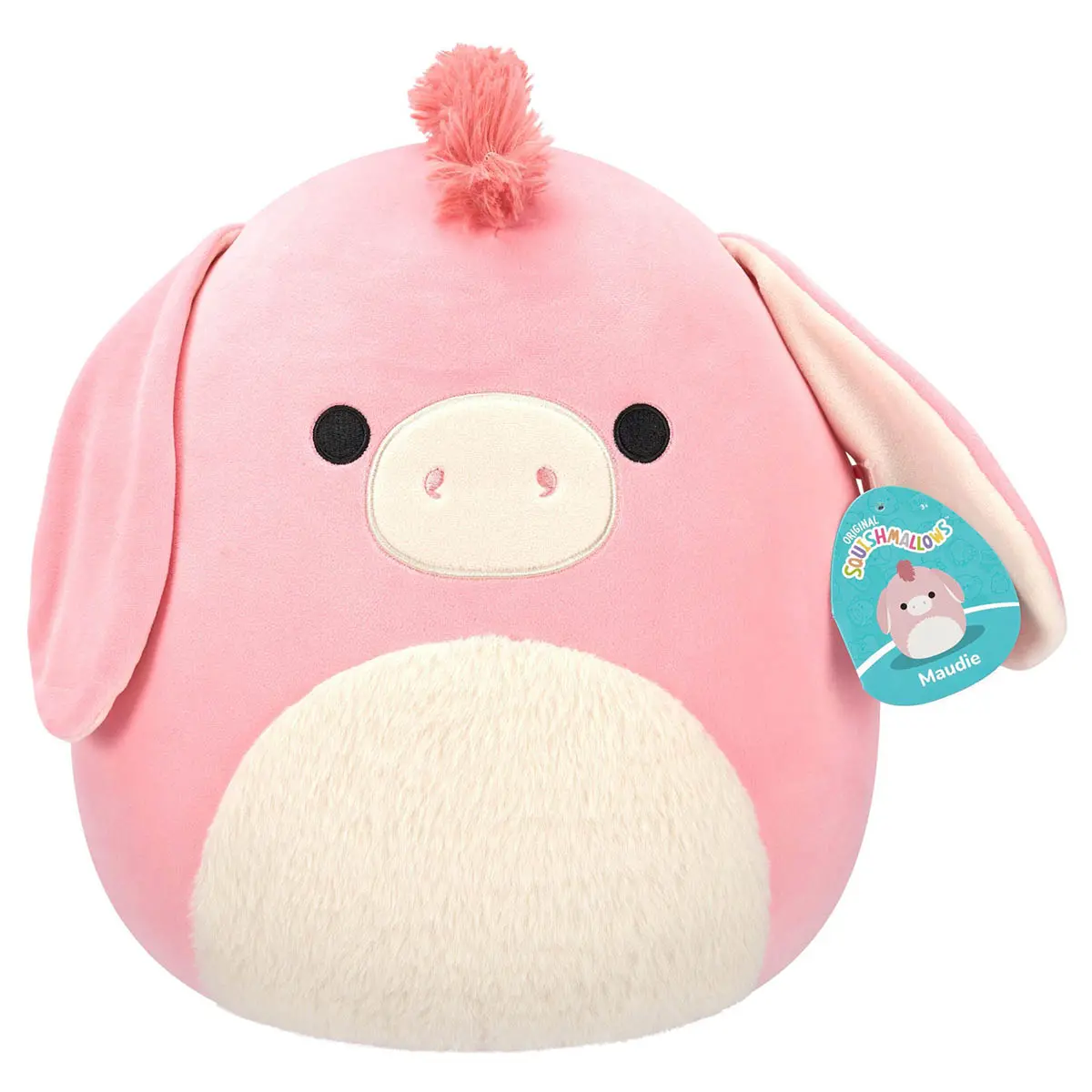 Squishmallows Maudie Pink Donkey 12" Plush 1