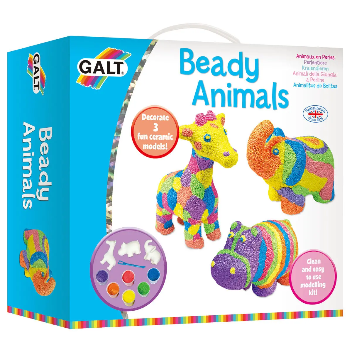 Galt Activity Kit Beady Animals 1