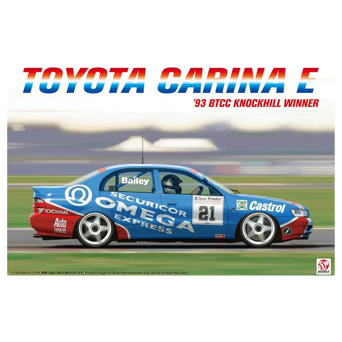 Toyota Carina E '93 Btcc Knockhill Winner Model Car 1