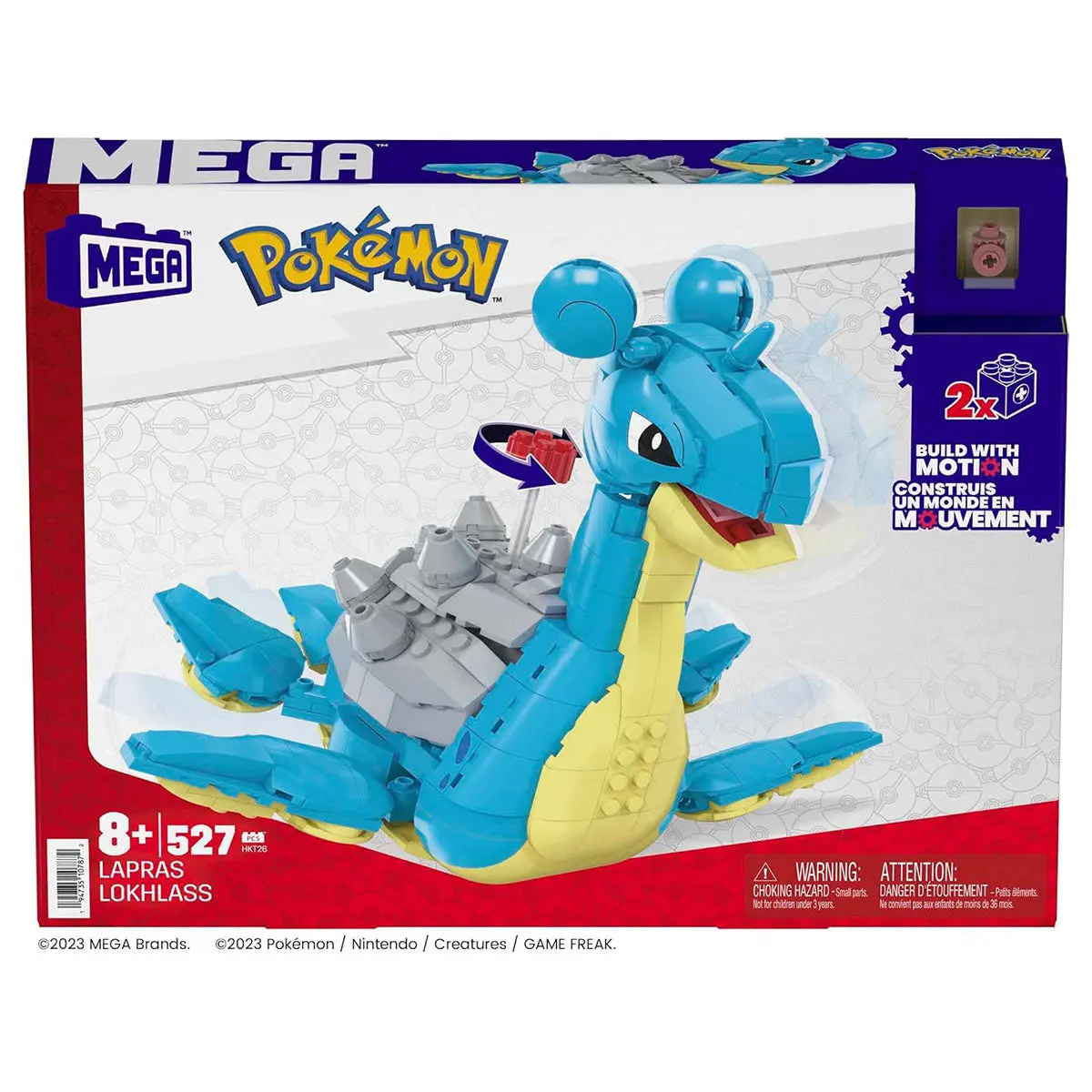 Mega Pokémon Lapras 527 Piece Building Set 1