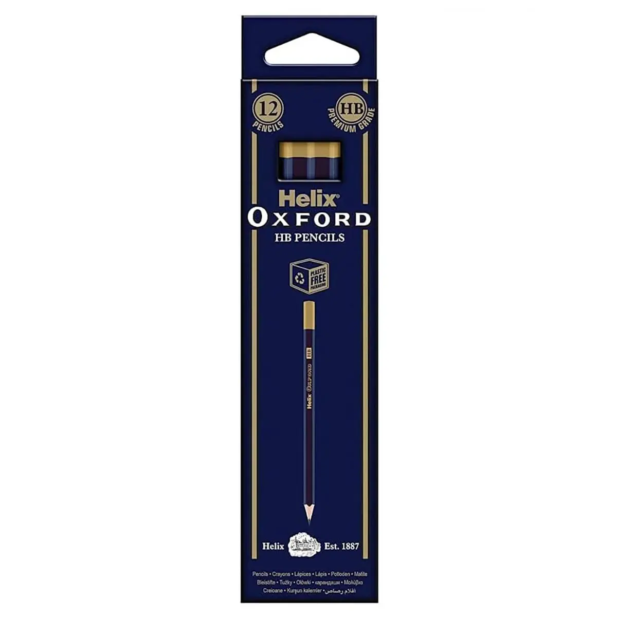 Helix Oxford Hb Pencils (12 Pack) 1