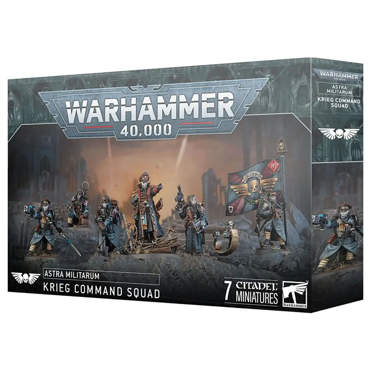 Warhammer 40,000 Astra Militarum: Krieg Command Squad Miniatures Set 1