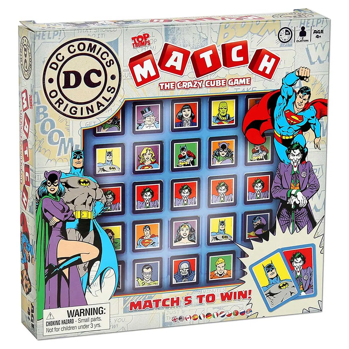 Dc Comics Top Trumps Match Game 1