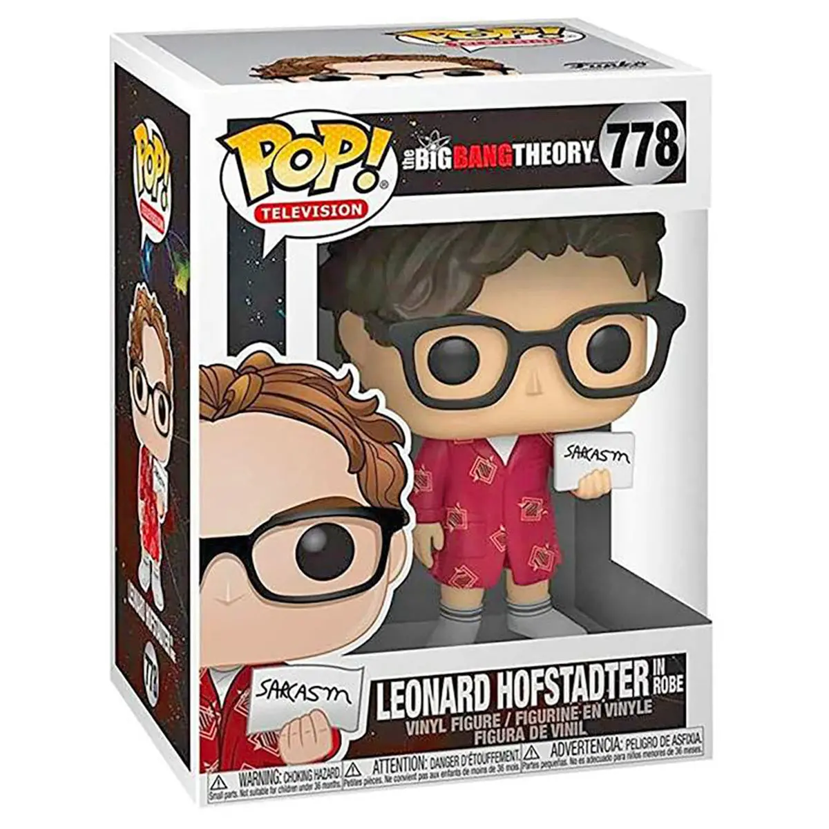Funko Pop! Television: The: Big Bang Theory: Leonard Hofstadter In Robe Vinyl Figure #778 1