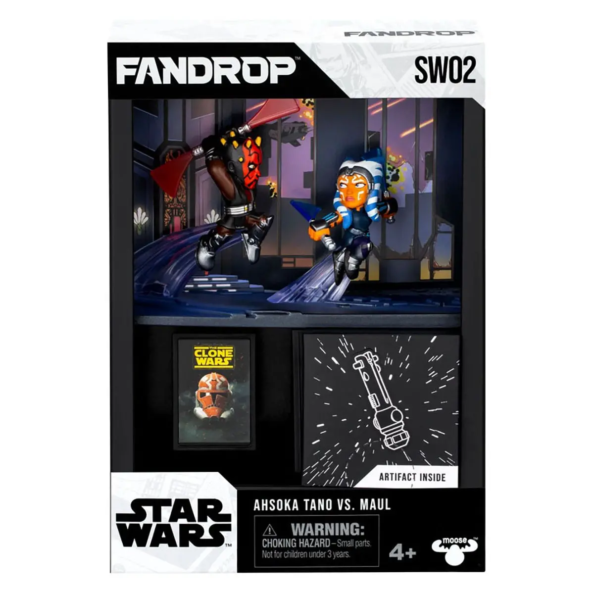 Fandrop Star Wars: Clone Wars: Ahsoka Tano Vs Maul Figures Set 1