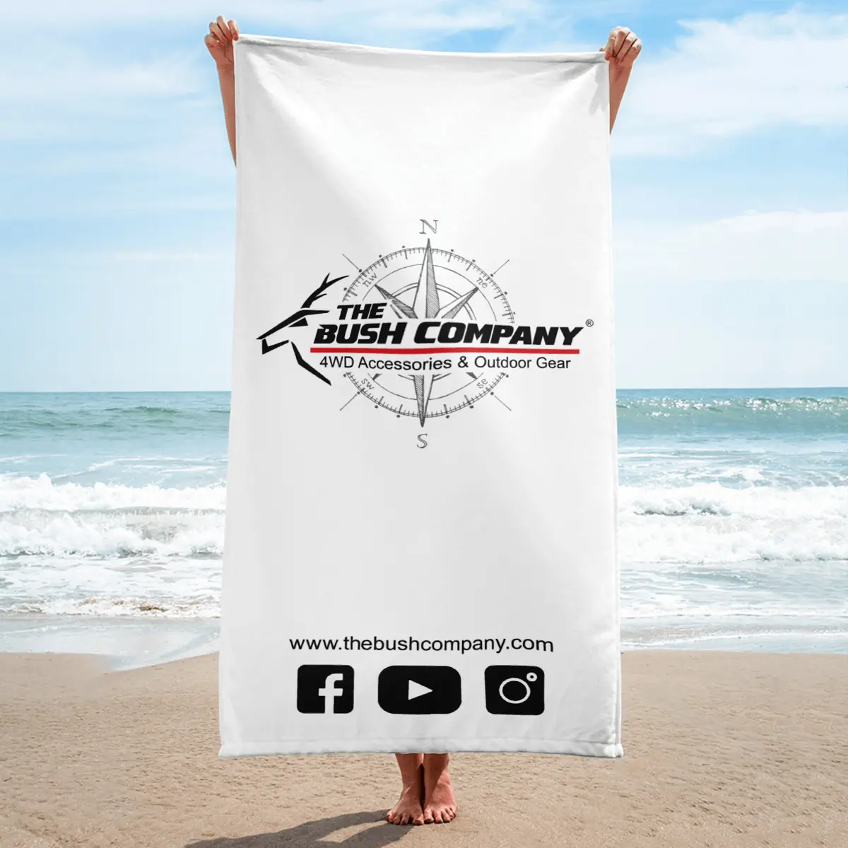 Beach Towel White 1