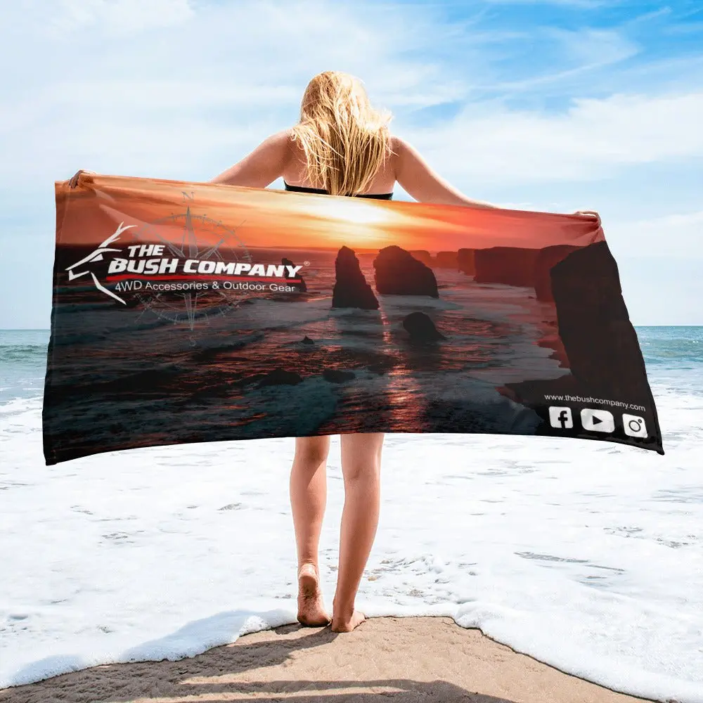 Beach Towel - 12 Apostles Sunset 1