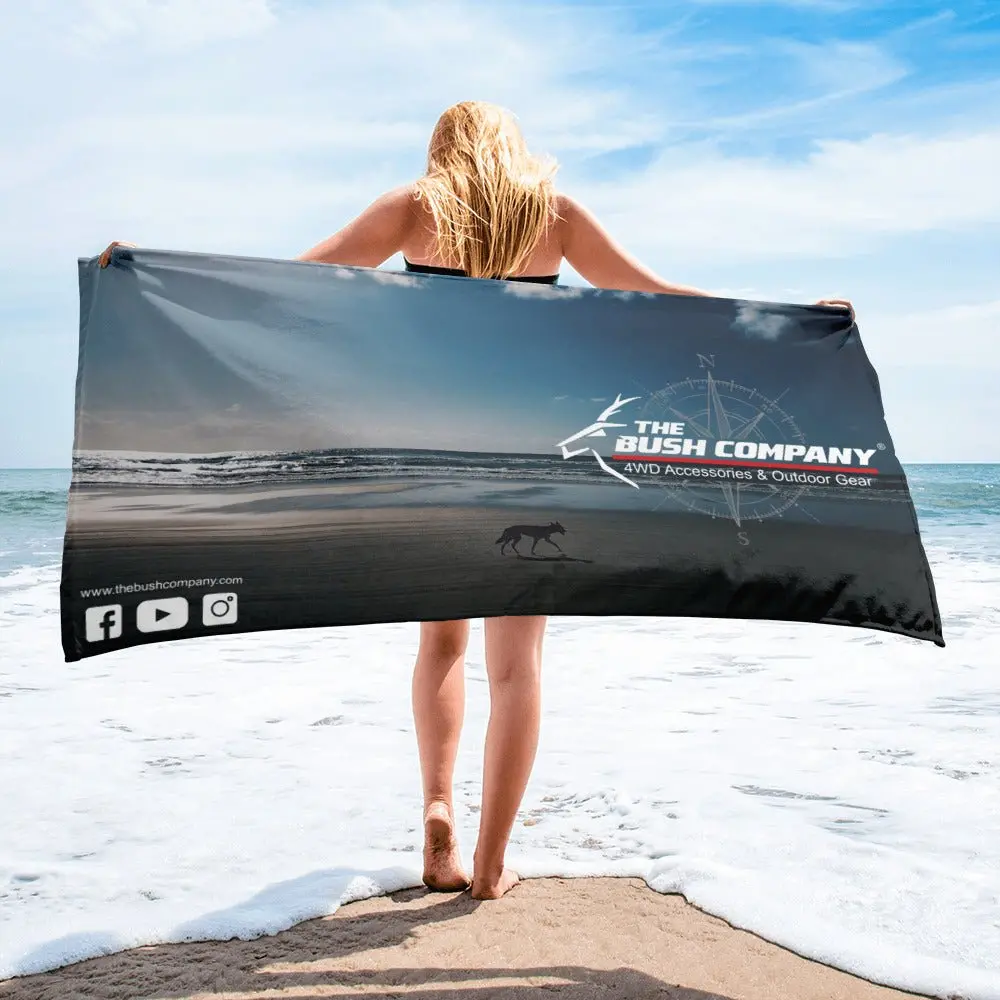 Beach Towel - Fraser Island - Dingo On Beach 1