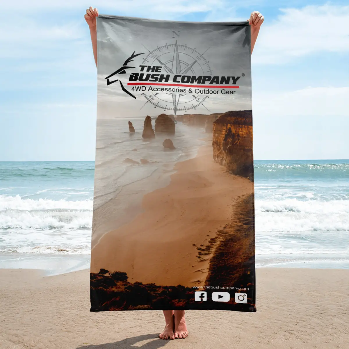 Beach Towel - 12 Apostles Beach 1