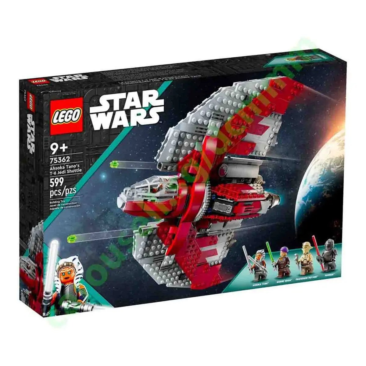 Lego Star Wars 75362 Ahoska Tano's T6 Jedi Shuttle Building Set 1