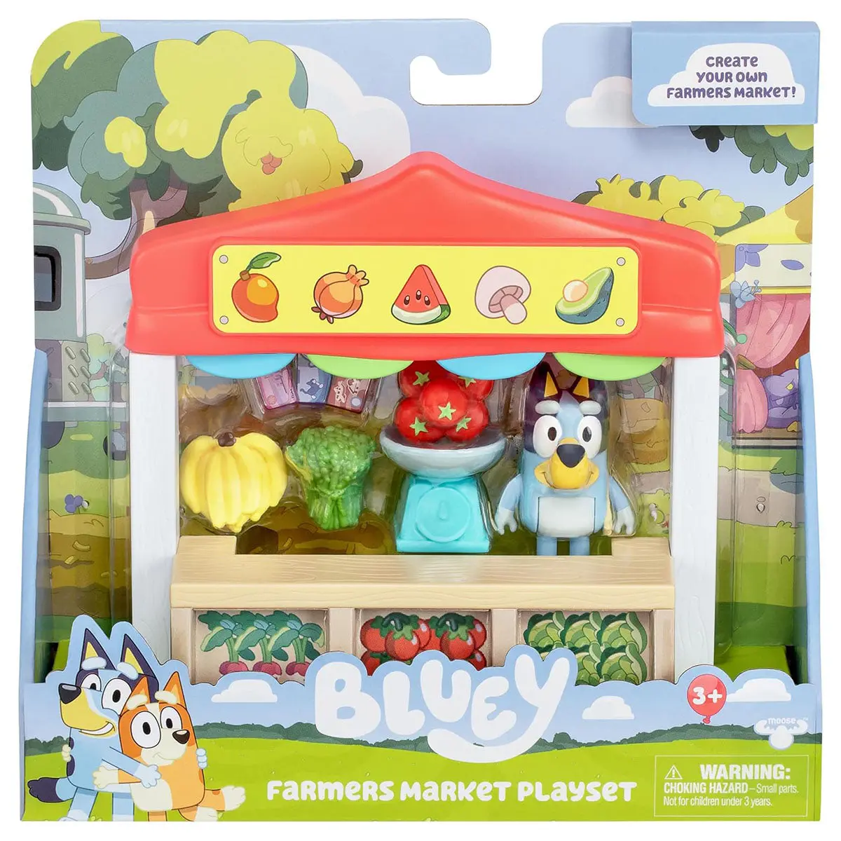 Bluey Farmers Market Playset 1