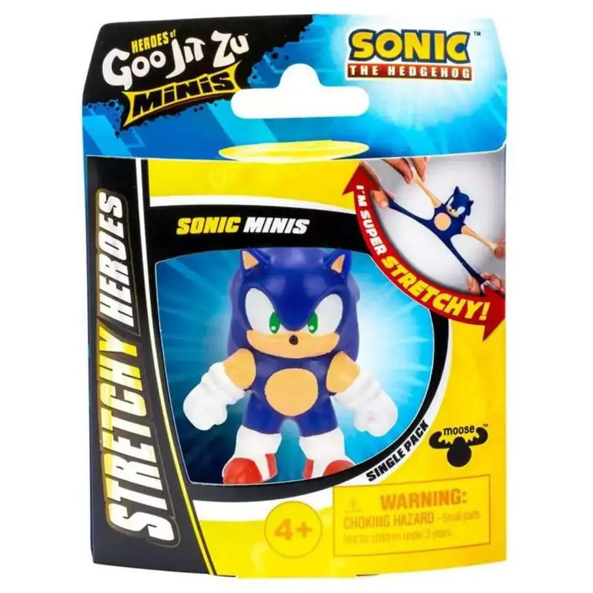 Heroes Of Goo Jit Zu Minis Sonic The Hedgehog 2.5" Stretch Figure 1