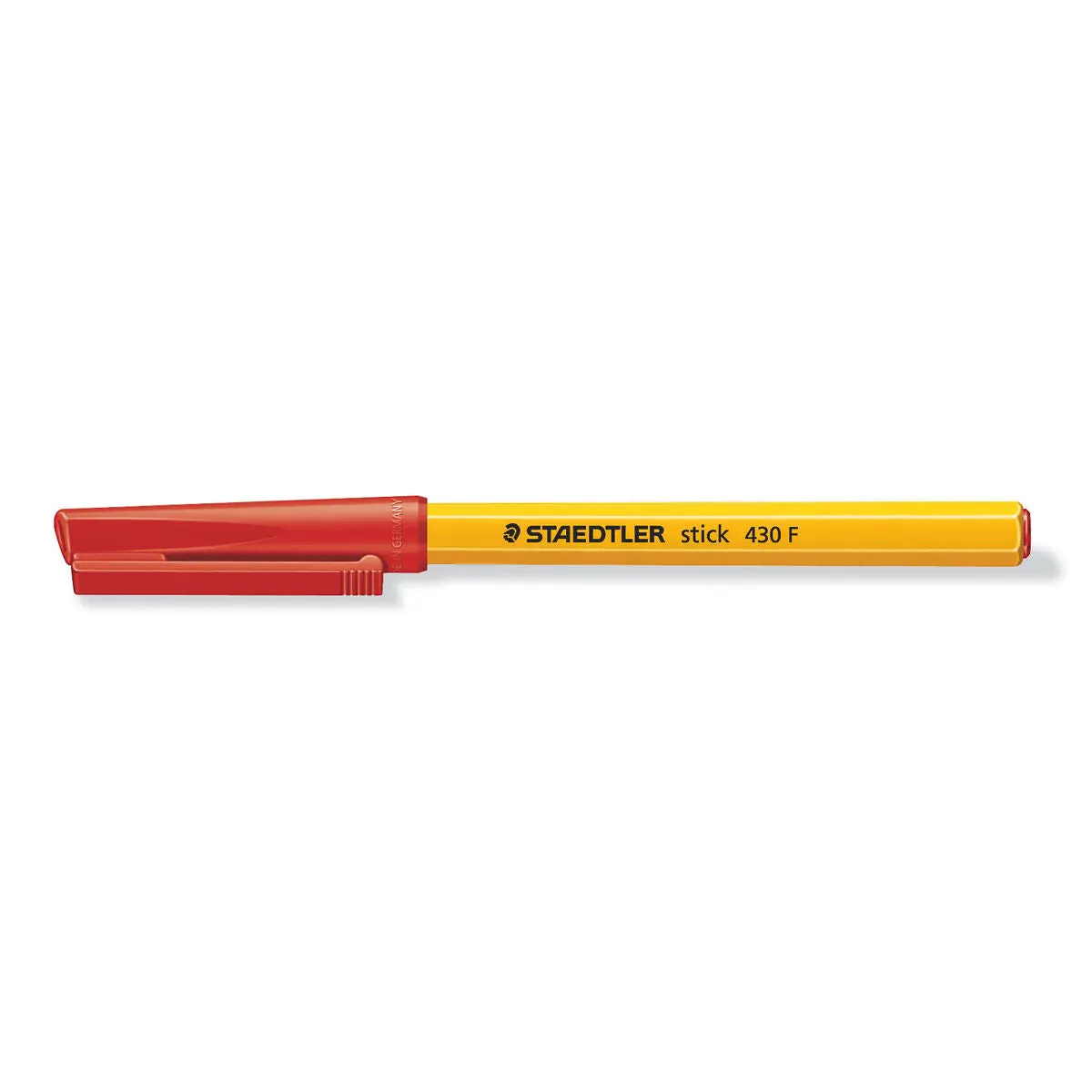 Staedtler Stick 430 F Ballpoint Pen Red Ink 1