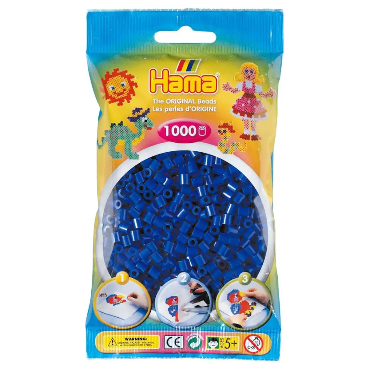 Hama Blue Midi Beads (1000 Pack) 1