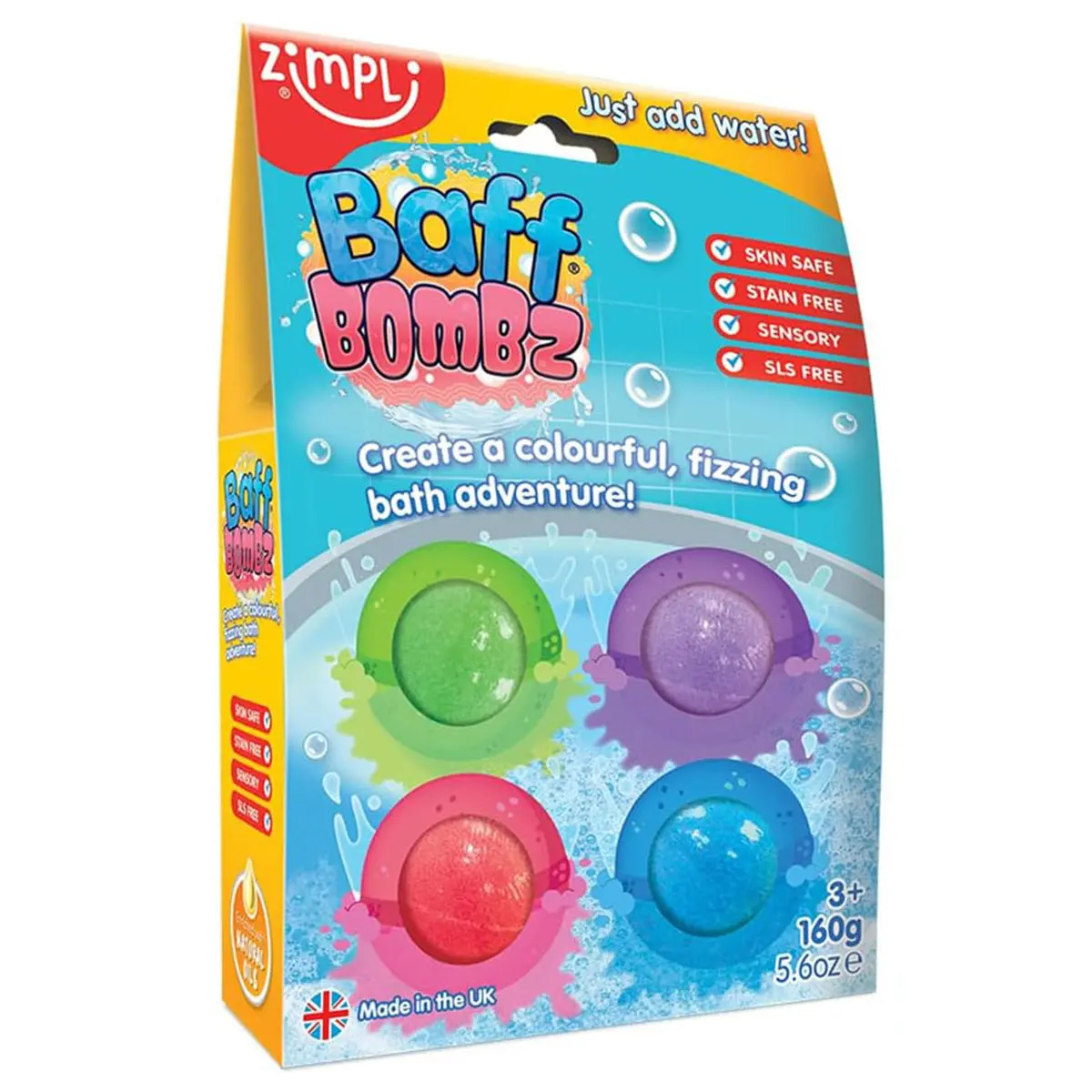 Baff Bombz Bath Toy 160G (4 Pack) 1