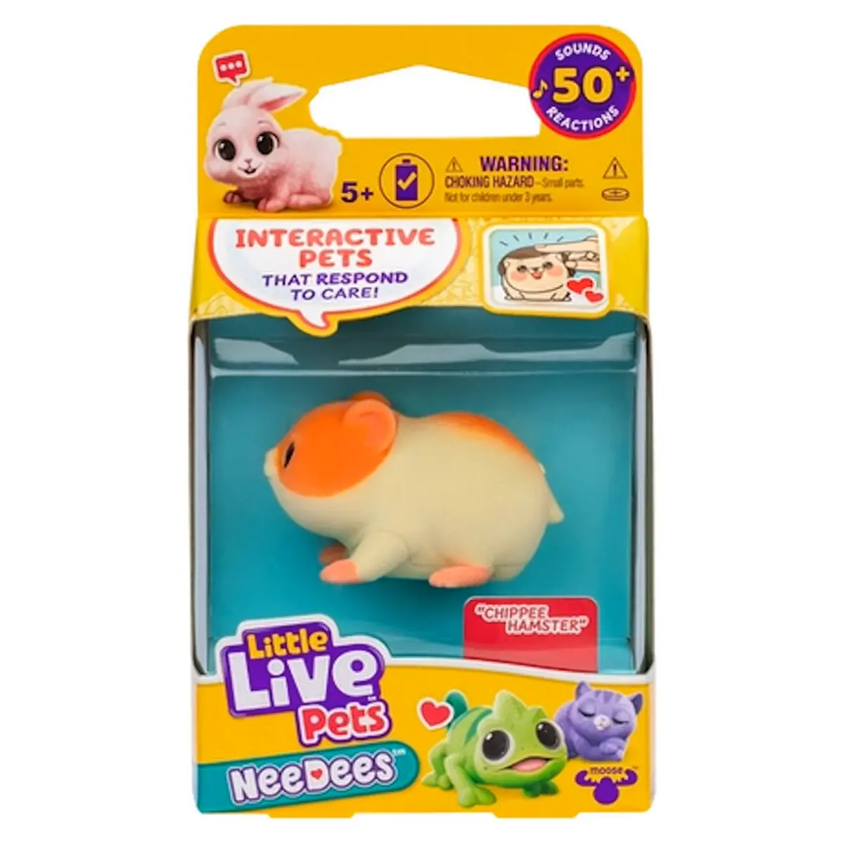 Little Live Pets Needees Chipee Hamster Interactive Pet 1