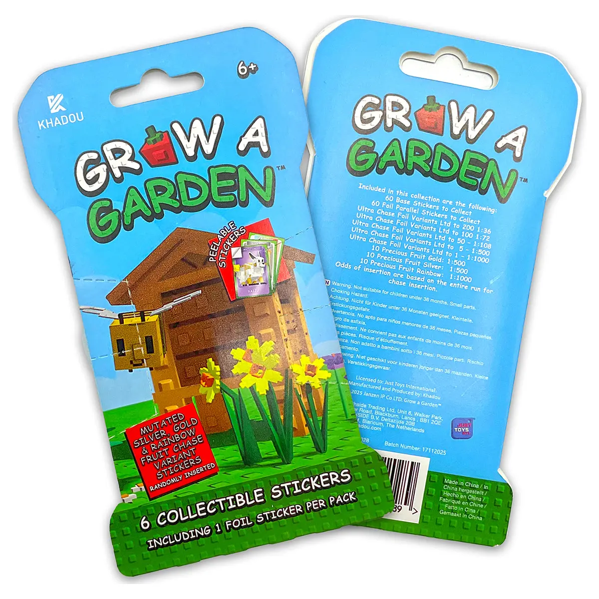 Grow A Garden Collectible Stickers Single Pack 1