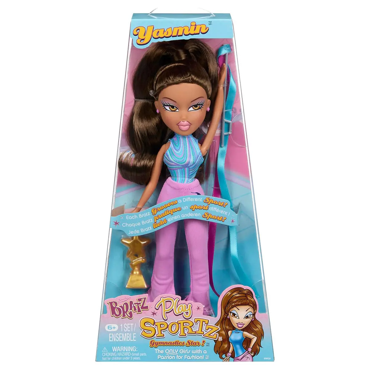 Bratz Play Sportz Gymnastics Star Yasmin Doll 1