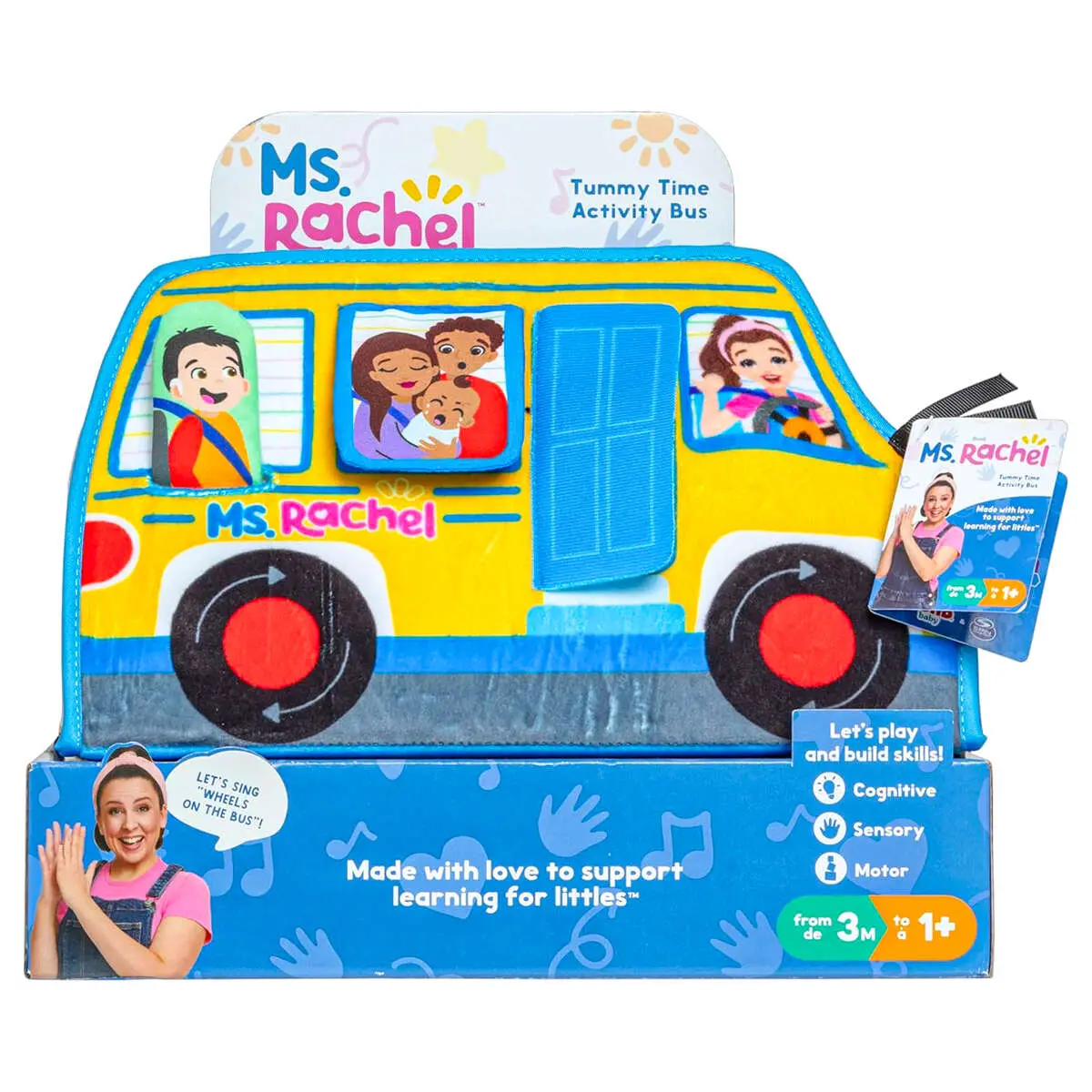 Ms. Rachel Tummy Time Activity Bus 1